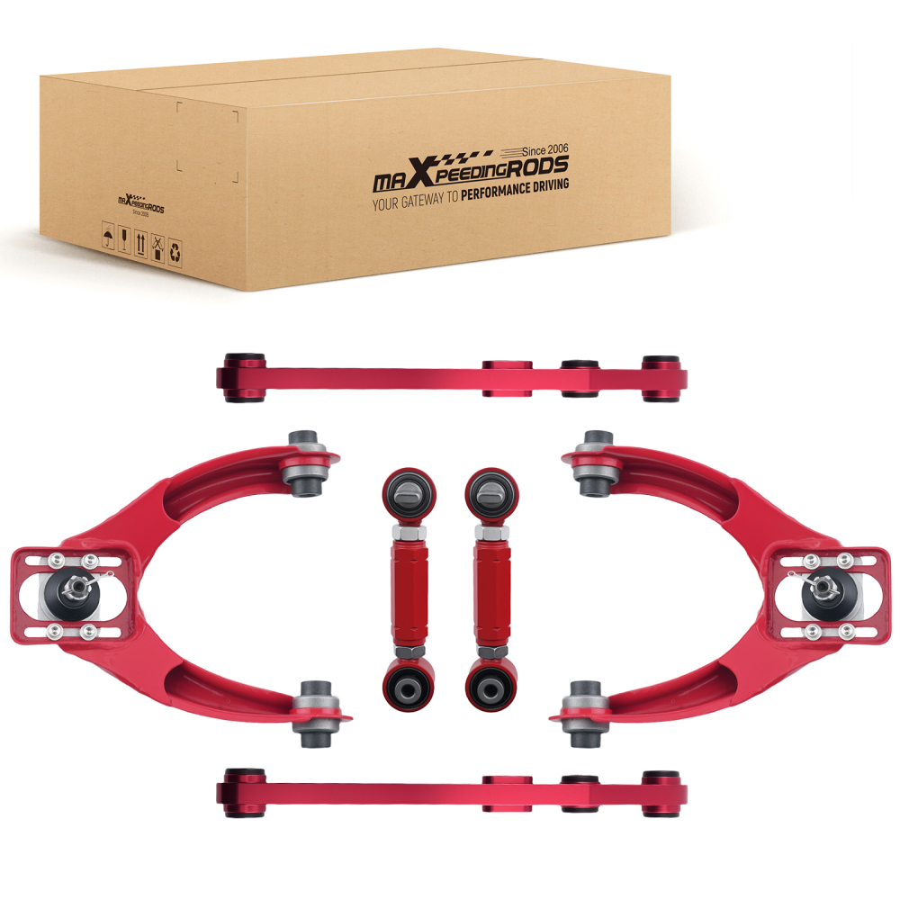 6 PACK BRAZOS DE CONTROL INFERIORDELANTEROS Y TRASEROS compatible para HONDA CIVIC1996-2000