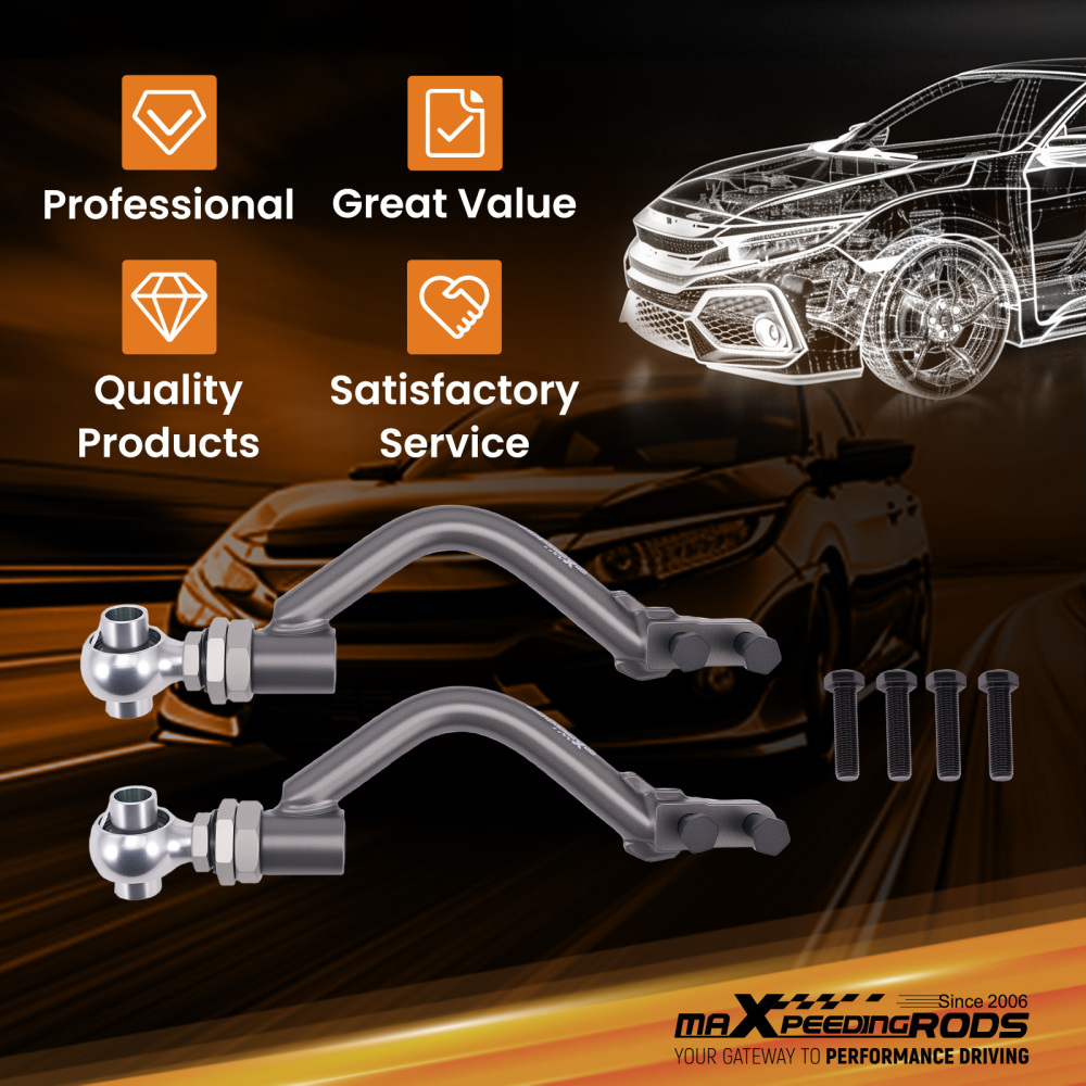 Rear Upper Camber Arms Front Lower Tension Rod compatible for Lexus GS300 GS400 GS430 IS300