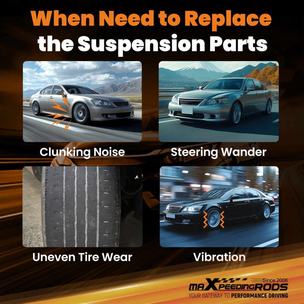 Rear Upper Camber Arms Front Lower Tension Rod compatible for Lexus GS300 GS400 GS430 IS300