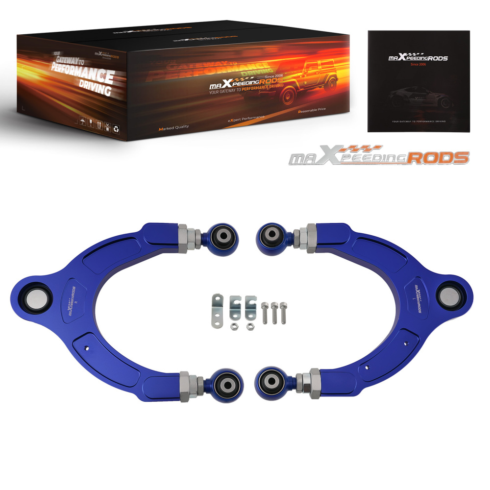 2pcs Adjustable Front Upper Control Arms compatible for Tesla Model 3 / Y 2017-2024