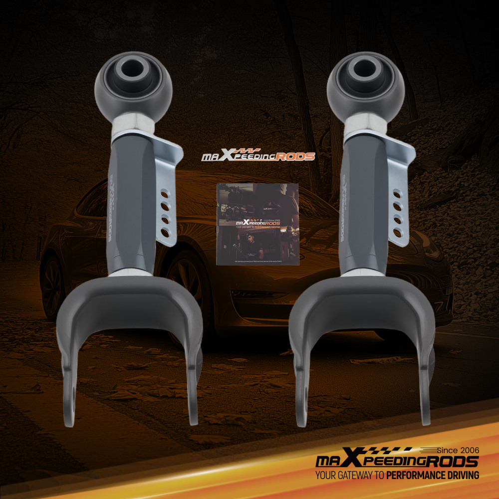 2x Adjustable Rear Camber Control Arms compatible for Tesla model 3 2017 2018 2019-2025