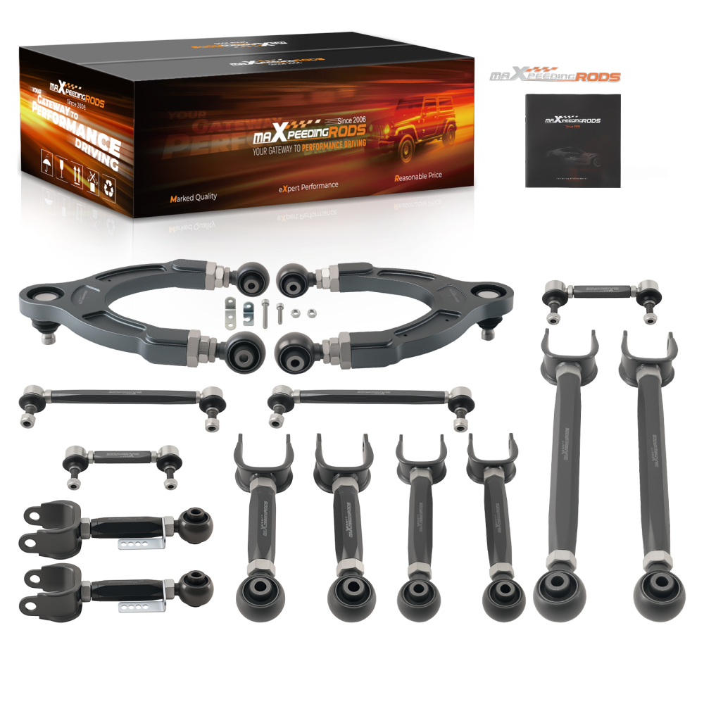 Adjustable Control Arm Set compatible for Tesla Model 3 2017-2025 Model Y 20-2026 Aluminum