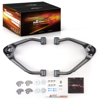 Front Upper Control Arms Alignment Kit compatible for Chevy Silverado 1500 compatible for GMC Sierra 19-23