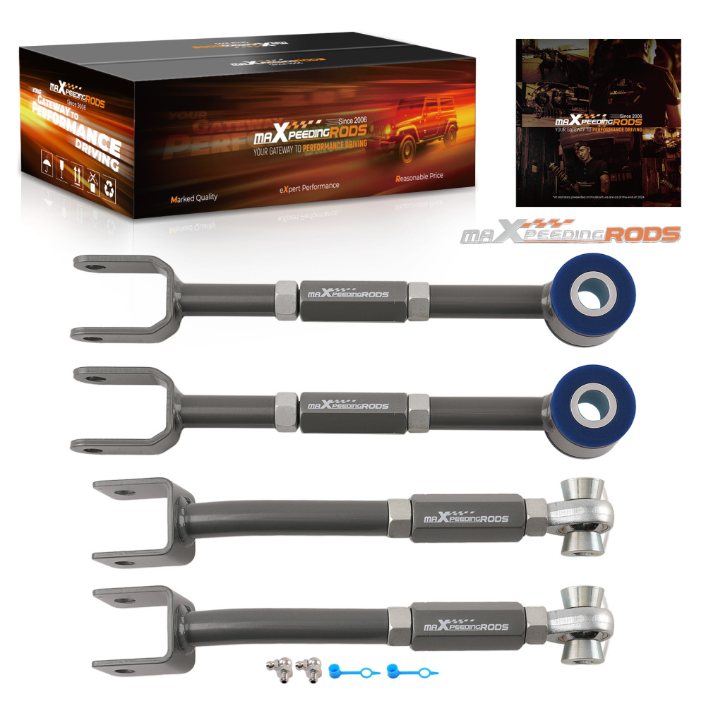 Adjustable Rear Camber/Control Arm + Toe Traction Alignment compatible for Nissan 350Z 2003