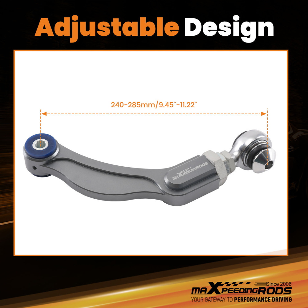 2x Aluminum Alignment Arm System compatible for Ford Mustang S550 2015-2024 FrontRear