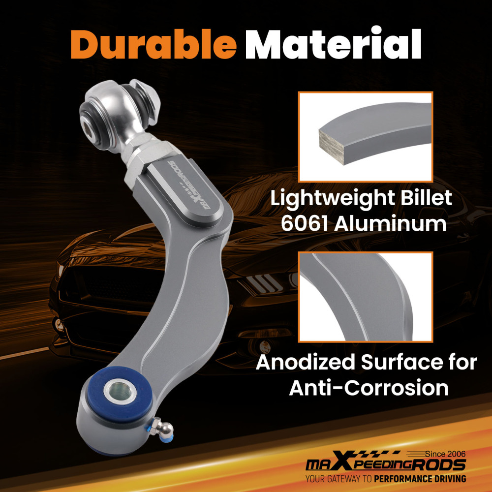 2x Aluminum Alignment Arm System compatible for Ford Mustang S550 2015-2024 FrontRear