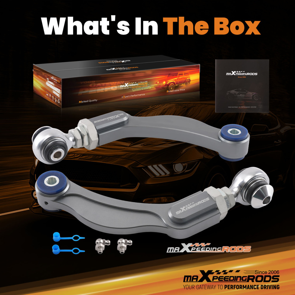 2x Aluminum Alignment Arm System compatible for Ford Mustang S550 2015-2024 FrontRear