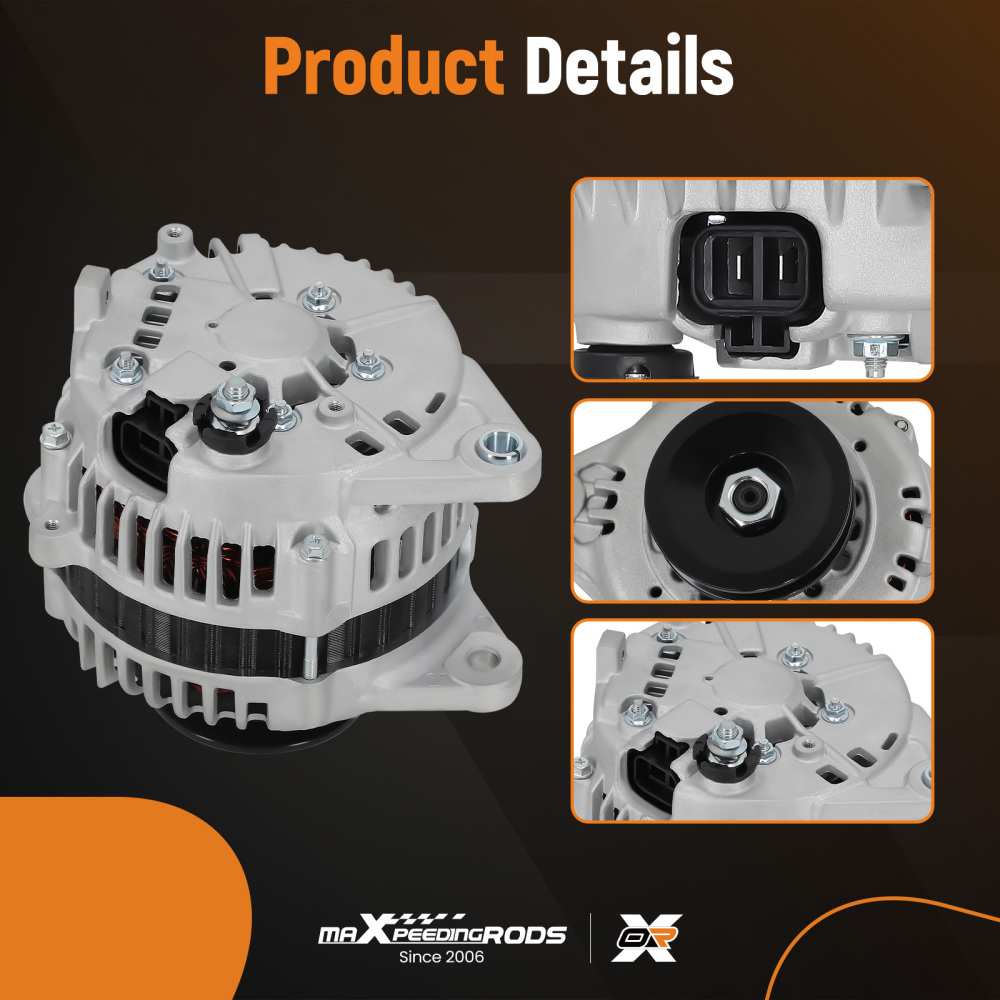 New Alternator compatible for Nissan Patrol GU TD42 TD45 TD48T 4.2L 4.5L Turbo Diesel 98-10