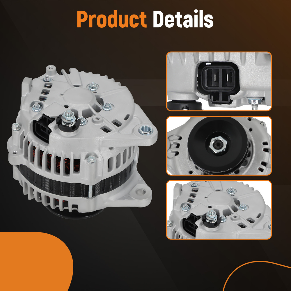 New Alternator compatible for Nissan Patrol GU TD42 TD45 TD48T 4.2L 4.5L Turbo Diesel 98-10