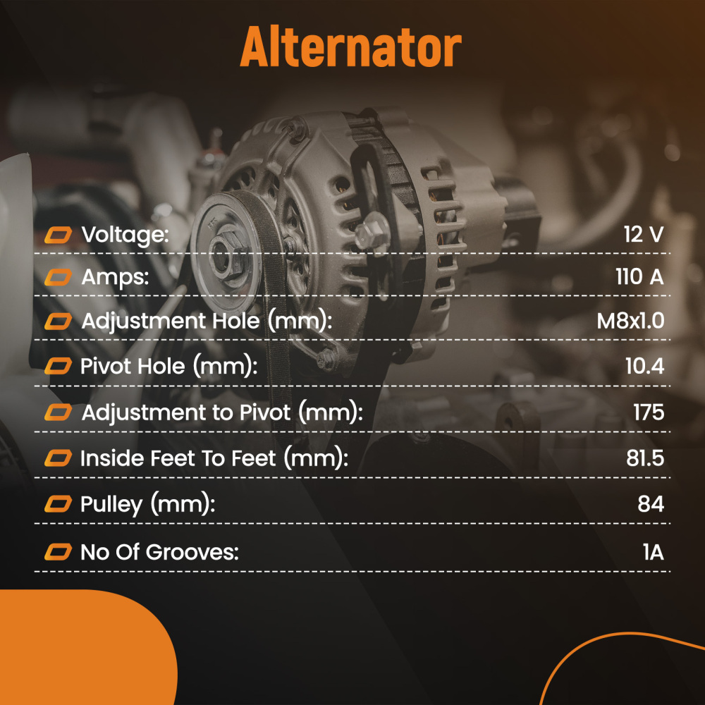 New Alternator compatible for Nissan Patrol GU TD42 TD45 TD48T 4.2L 4.5L Turbo Diesel 98-10