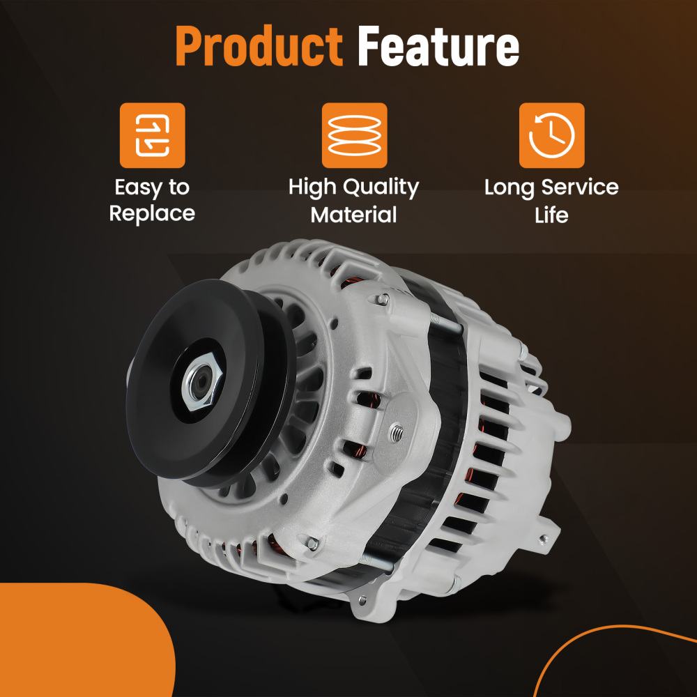 New Alternator compatible for Nissan Patrol GU TD42 TD45 TD48T 4.2L 4.5L Turbo Diesel 98-10