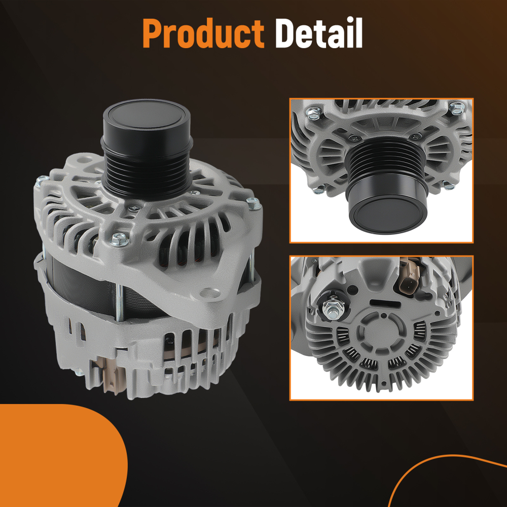 12V 160A Alternator compatible for Dodge Journey 2.4L L4 2009-2020 4801490AA 4801490AD
