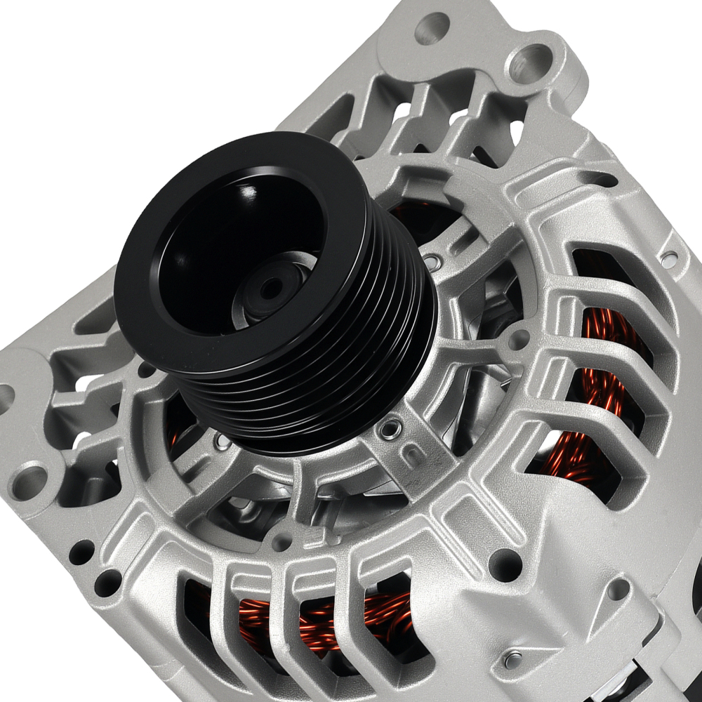 Alternador 12V 90A compatible para Audi A3 A4 compatible para VW Golf Passat 1996-2008 0124325003 56mm