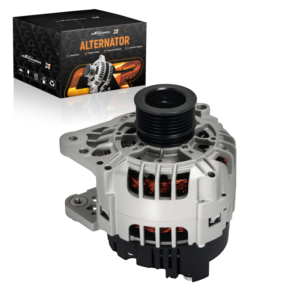 Alternador 12V 90A compatible para Audi A3 A4 compatible para VW Golf Passat 1996-2008 0124325003 56mm