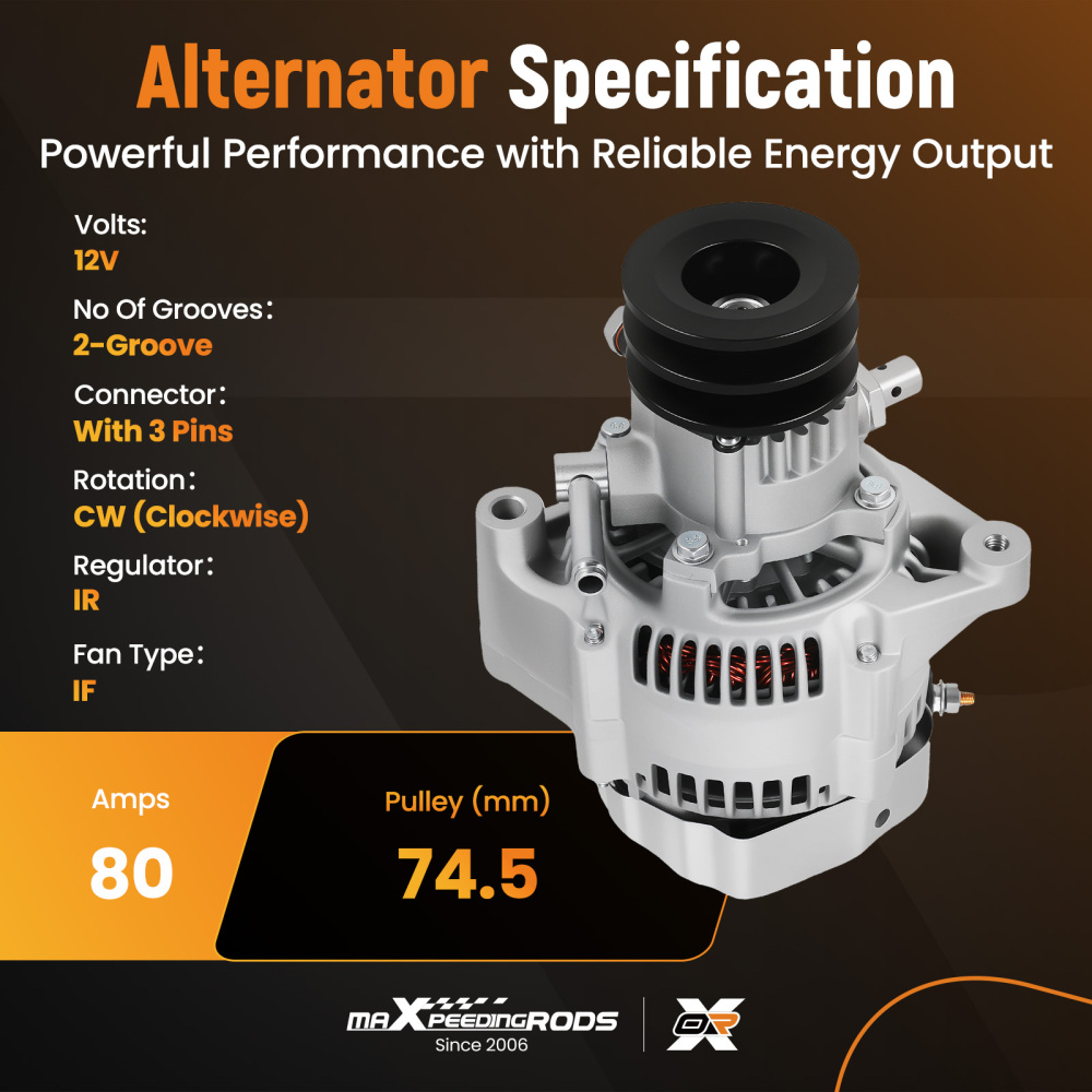 Alternator compatible for Toyota HiAce HiLux LN106 107 111 167 172 eng 3L 5L Diesel 91-05