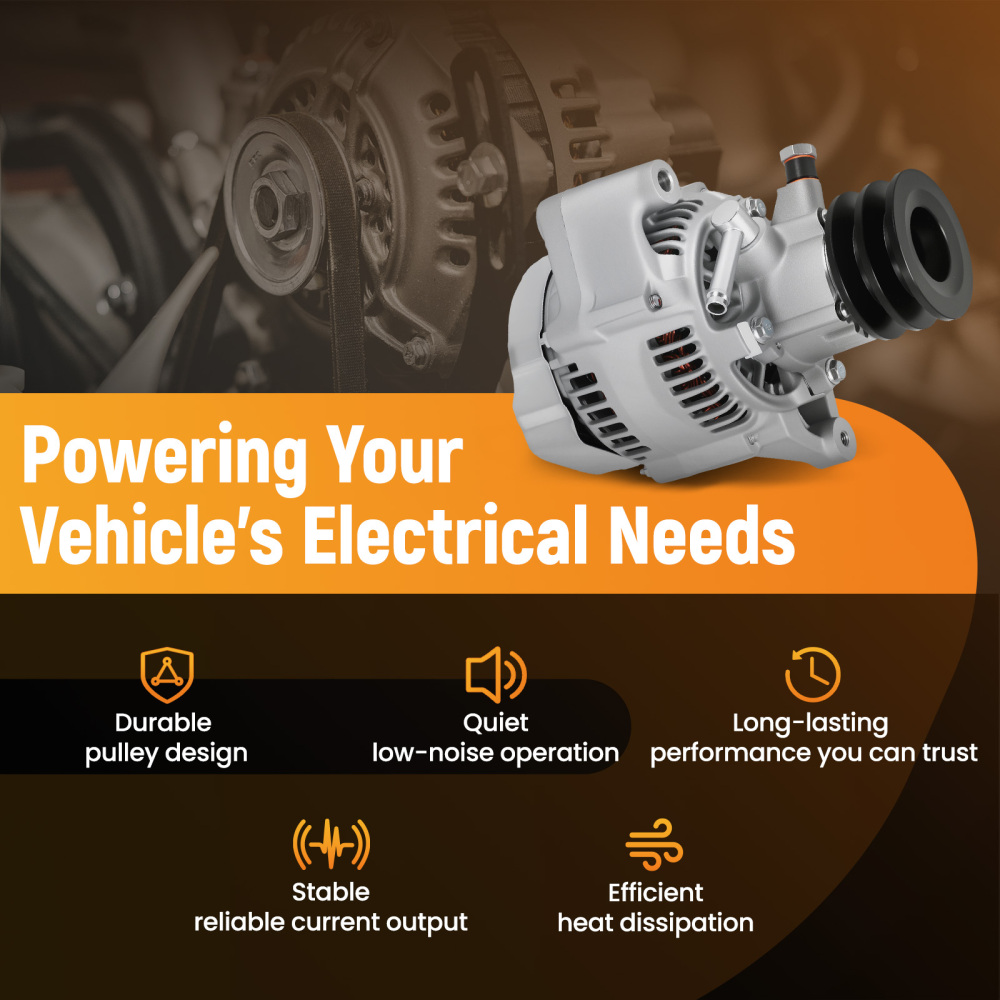 Alternator compatible for Toyota HiAce HiLux LN106 LN107 LN111 LN167 LN172 3L 5L Diesel 12V