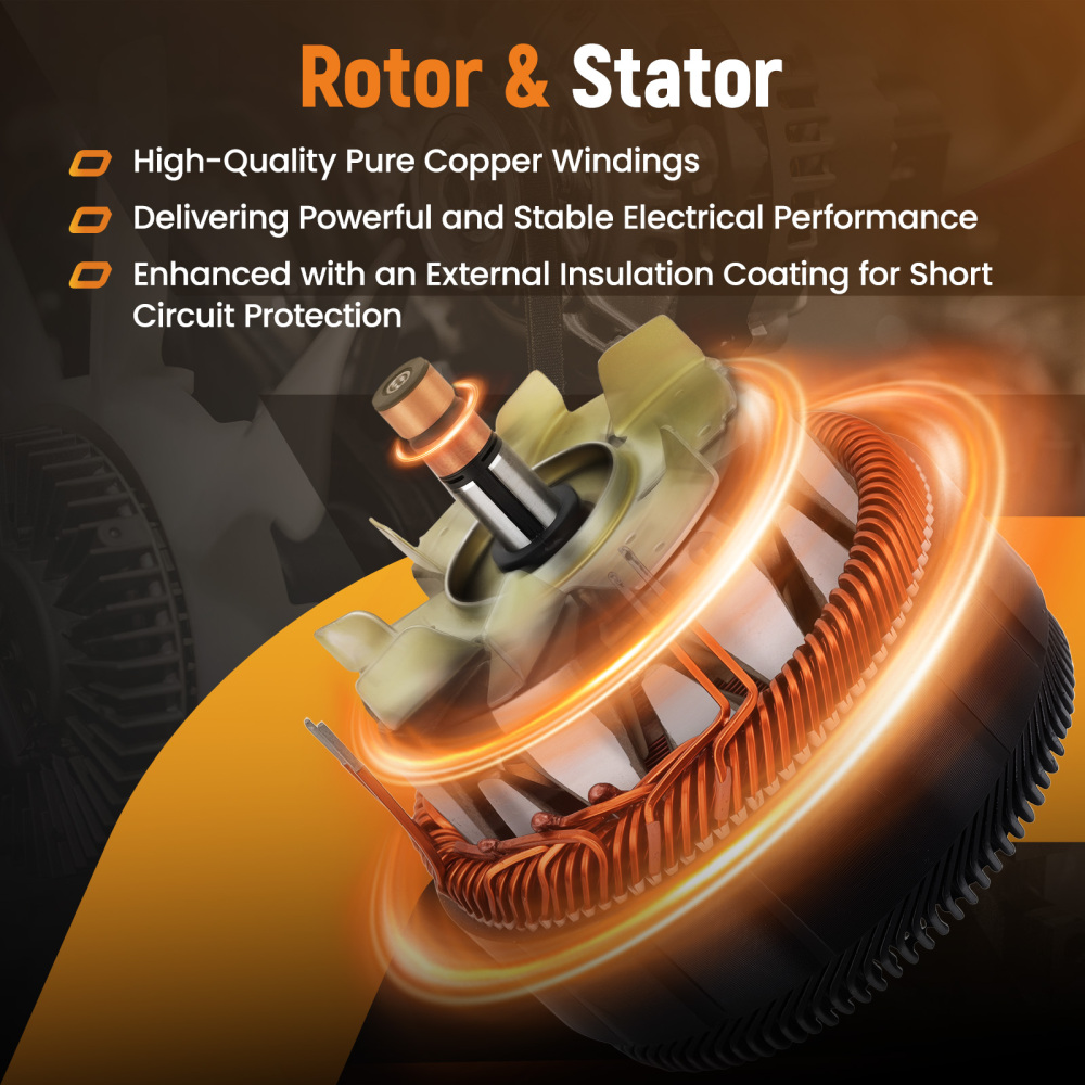 Alternator compatible for Toyota HiAce HiLux LN106 LN107 LN111 LN167 LN172 3L 5L Diesel 12V