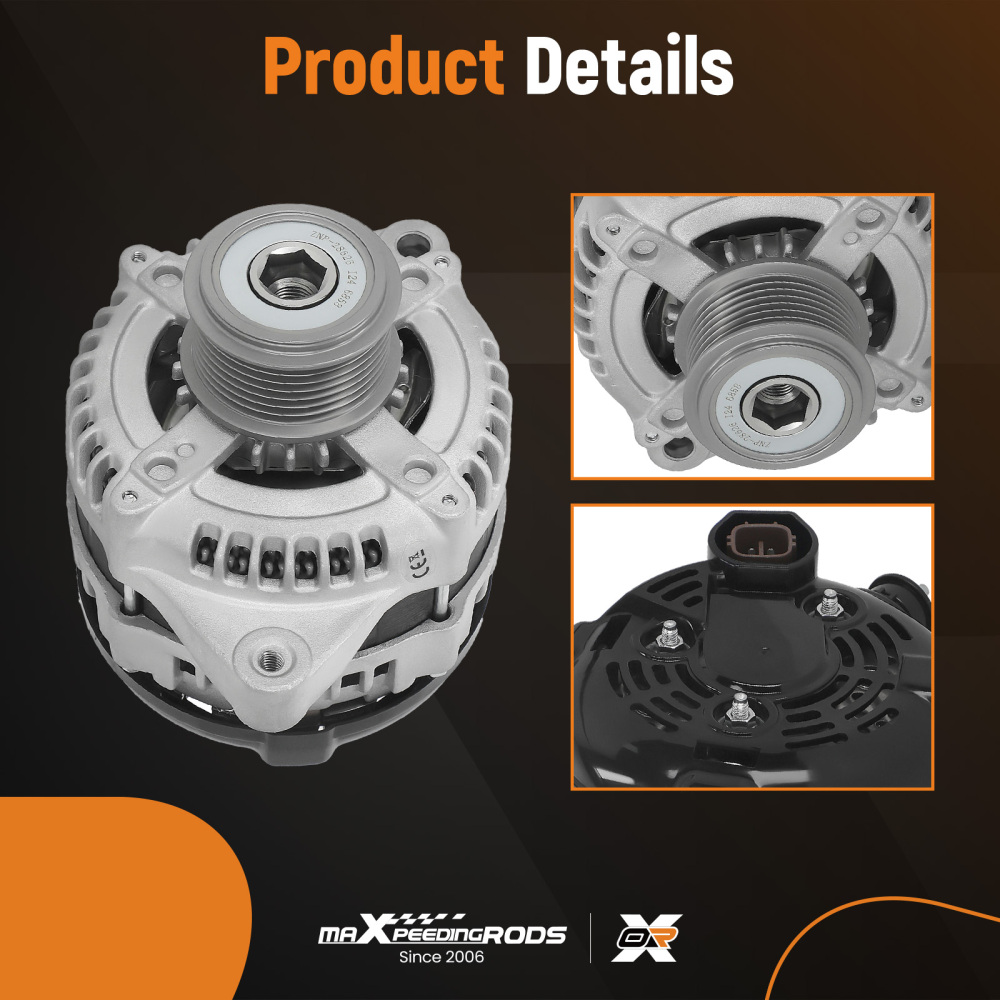 Alternator compatible for Toyota Hilux D4D 3.0L Turbo Diesel 1KD-FTV KUN16R KUN26R KZN156