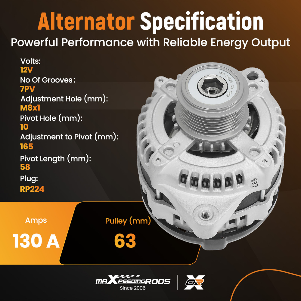 Alternateur compatible pour Toyota Landcruiser Prado KDJ120 KDJ150 KDJ155 3.0L 1KD-FTV