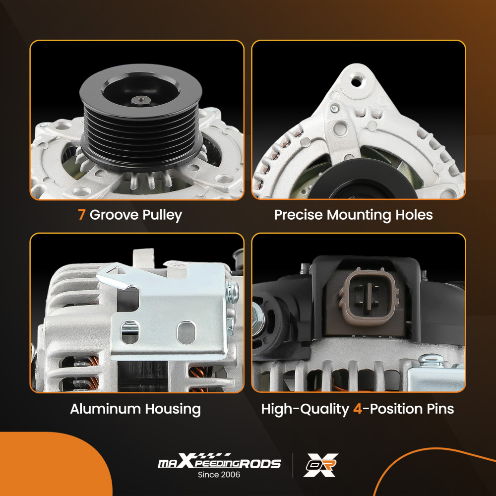 Alternator compatible for Toyota Camry 2.4L compatible for Highlander 2.4L Solara 2.4L 2004-2008