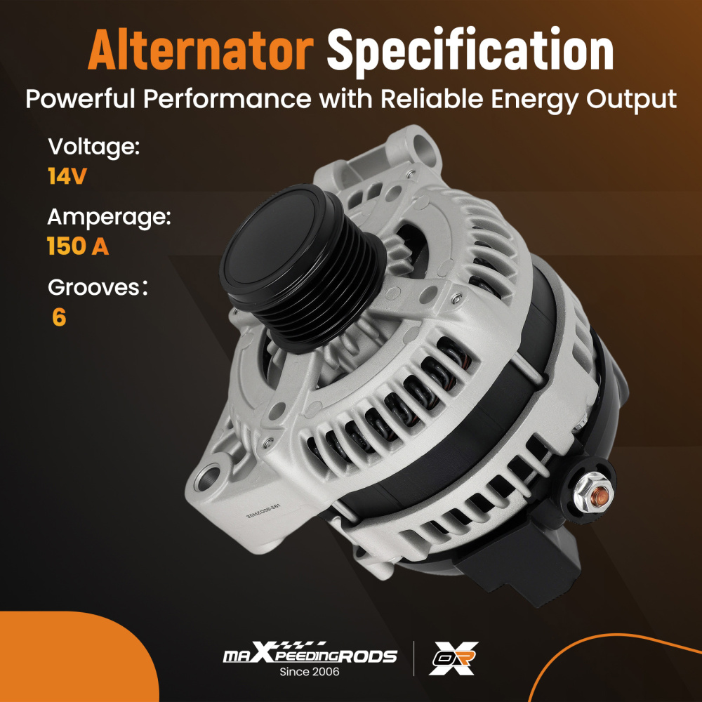 150A Alternator compatible for Jaguar XF 2.7D 3.0D 2008-2015 XJ 3.0D 09-16 8X23-10300-CB