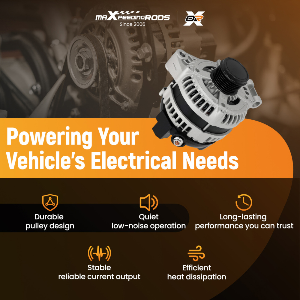 150A Alternator compatible for Jaguar XF 2.7D 3.0D 2008-2015 XJ 3.0D 09-16 8X23-10300-CB