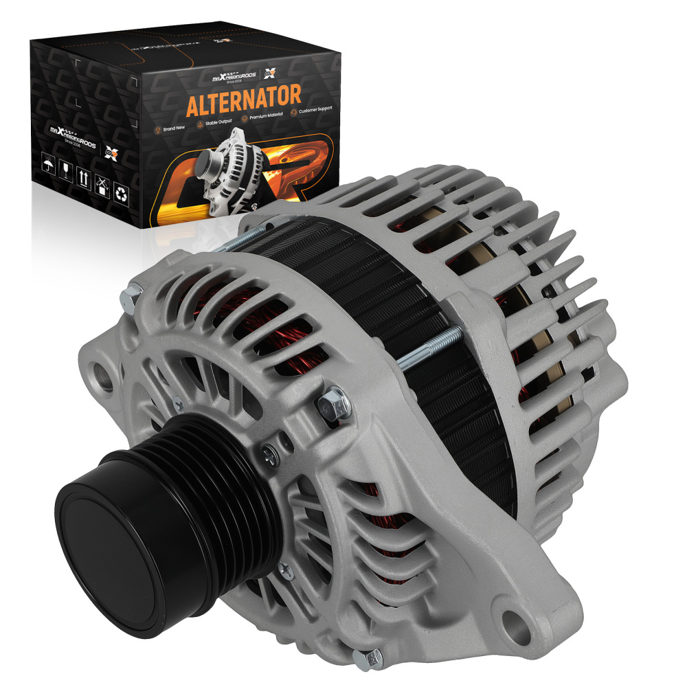 115 Amp 12V Alternator compatible for Chrysler/Dodge/Jeep 2.0L/2.4L 2007-2017 CW