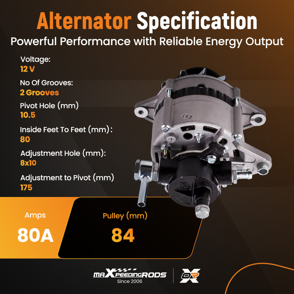 Alternatore compatibile per Nissan Navara SD22 SD23 SD25 D21 TD25 TD27 Terrano 2310043G05