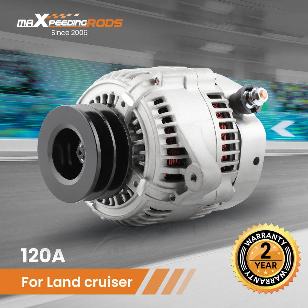 120A Alternator compatible for Toyota Landcruiser HZJ80 HZJ105 HZJ75 78 79 1HZ 4.2L Diesel