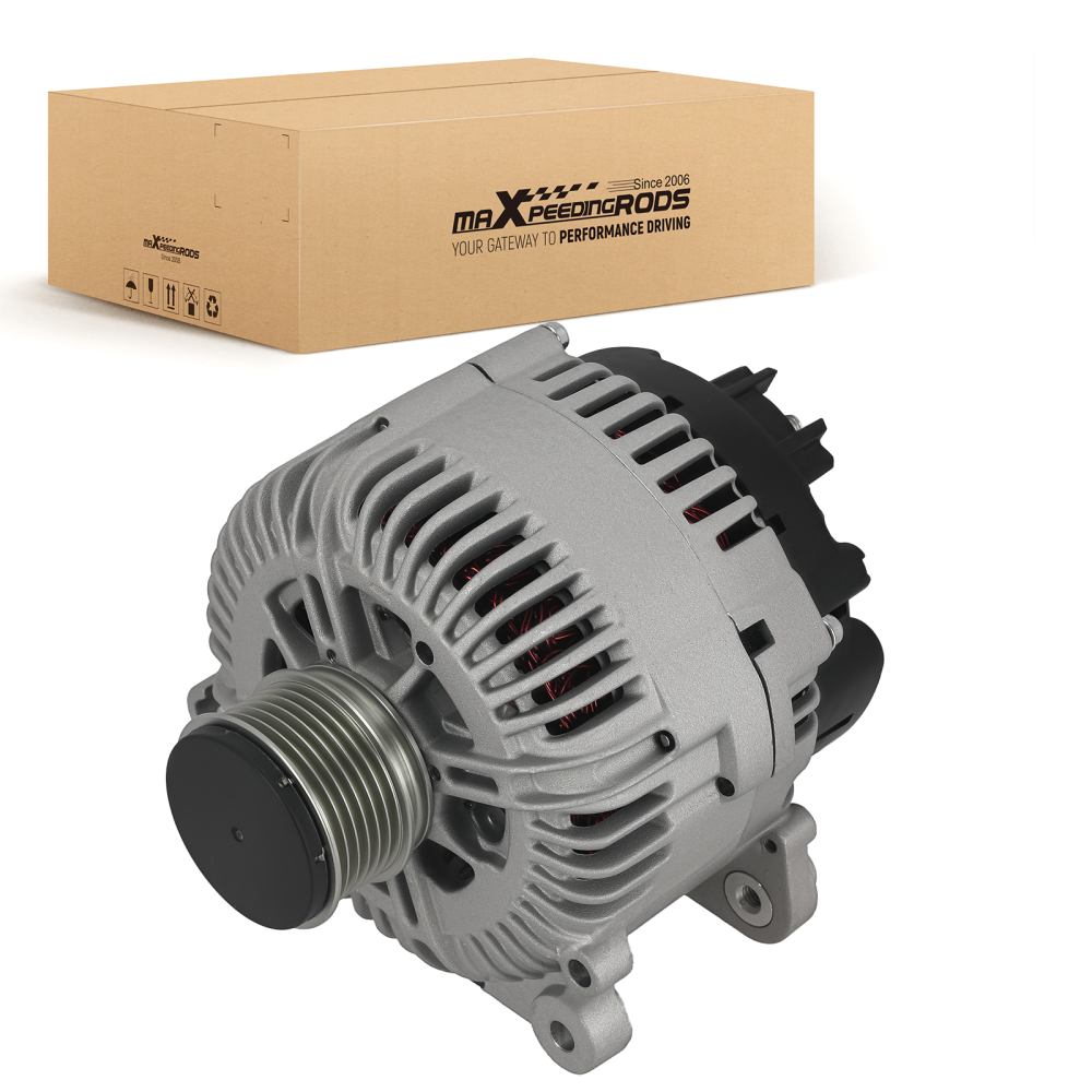 Alternator compatible for Audi A6 Avant 2.0 TDI 2005-2008 180 Amp TG17C024 03G903016A Front