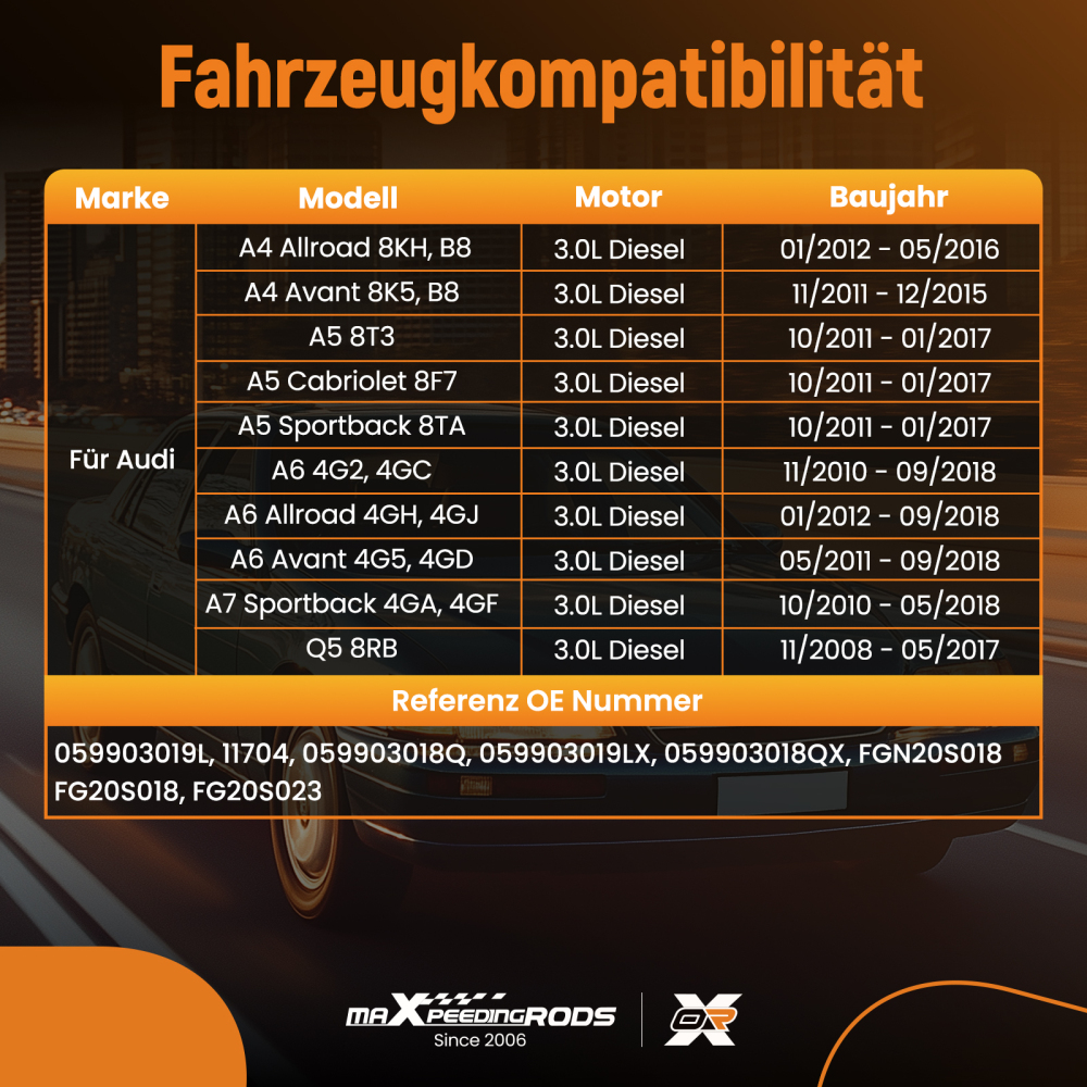 Alternatore Generatore 180A 12V compatibile per Audi A4 8K2 8K5 A5 8T3 A6 4G2 compatibile per Porsche Macan