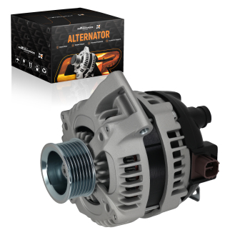 105A Alternator compatible for Honda Accord 2.4L 2003-2007 31100-RAA-A01 7-Groove Pulley