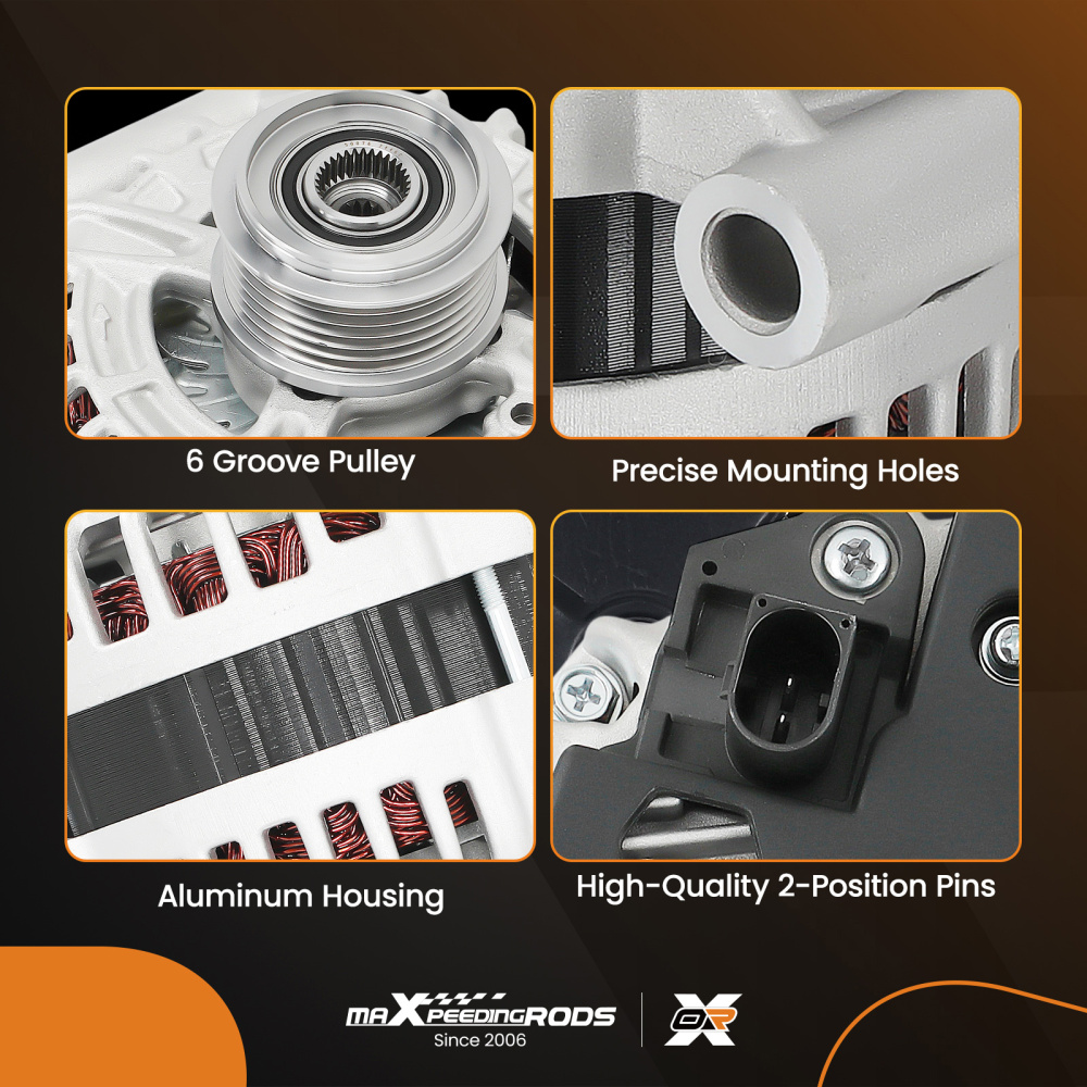 Alternator compatible for Ford Transit Custom 2.2 TDCi compatible for FWD 2012-2017 1745661 9674987580