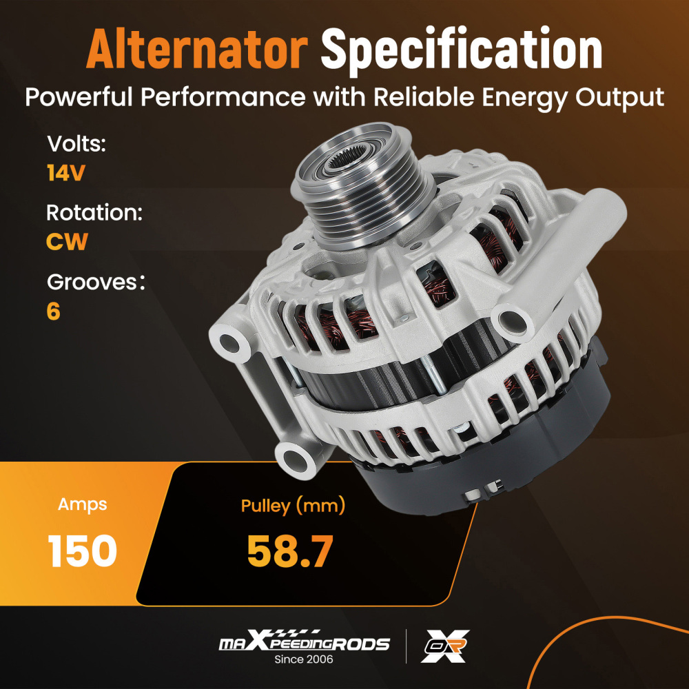 Alternator compatible for Ford Transit Custom 2.2 TDCi compatible for FWD 2012-2017 1745661 9674987580