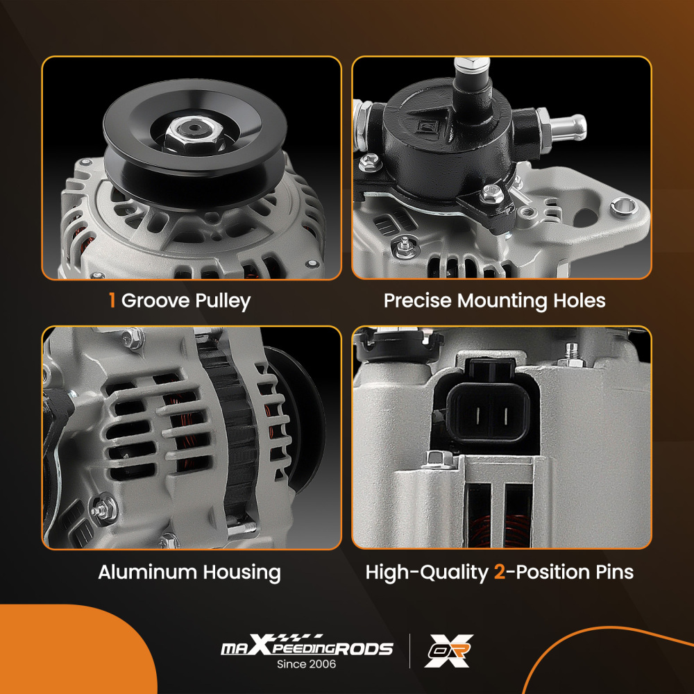 Alternator compatible for ISUZU Holden RA Rodeo 3.0 TD 4JH1TC 4JJ1TC 4x4 2003-2008 LR160503