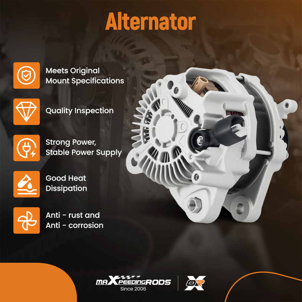 110AMP 12V 7PV Alternator compatible for Honda Accord Sport 2.4L 2013-2017 31100-5A2A02