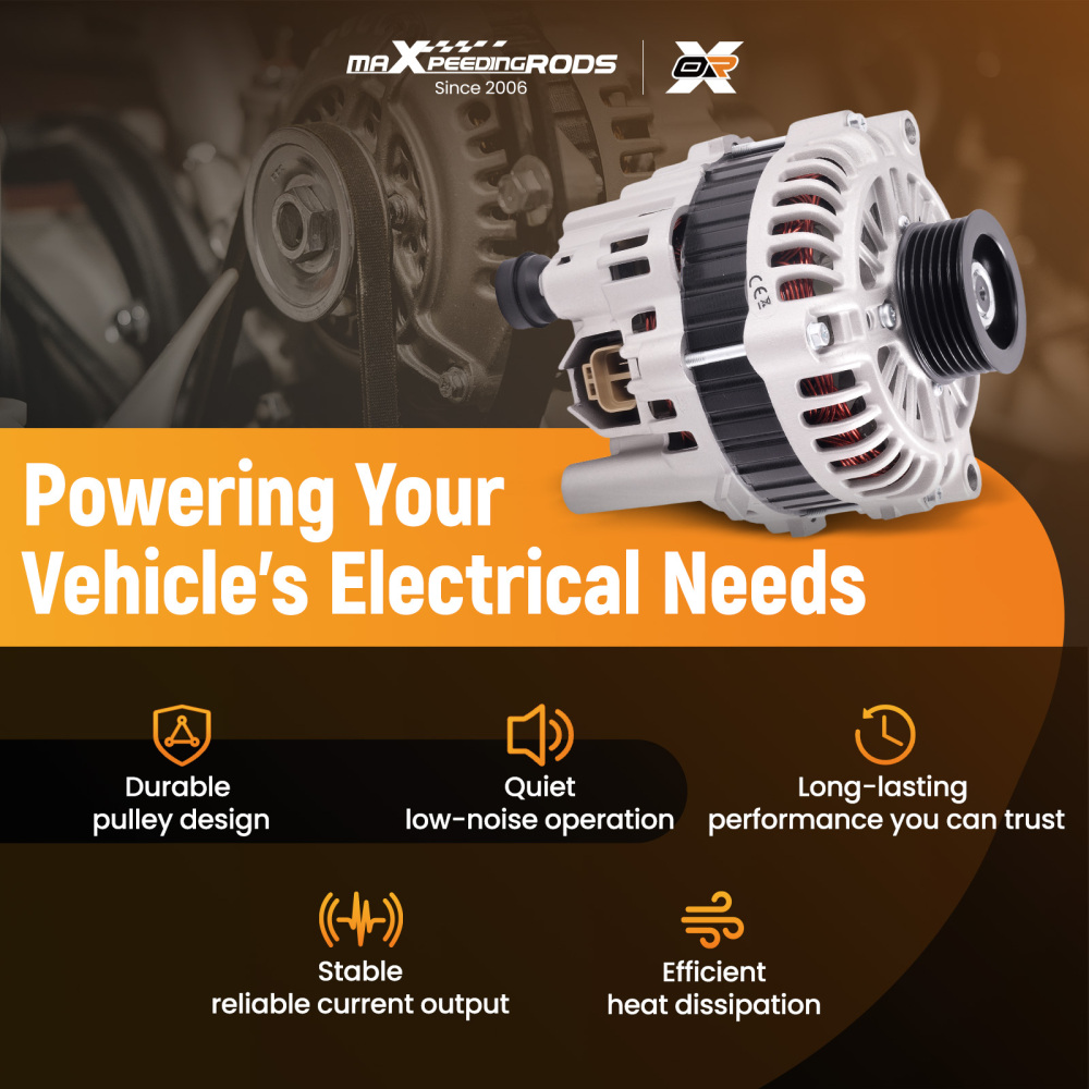 Alternatore 140A 12V compatibile per Mitsubishi Space Runner / Wagon 2.4 92058857 1999-2004