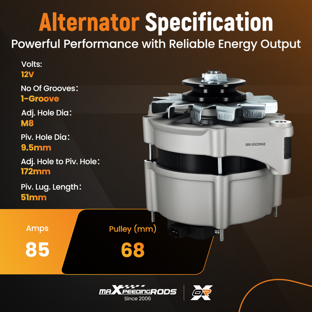 Alternator 12V 85A compatible for Holden Berlina Calais Commodore VL VN VP VR