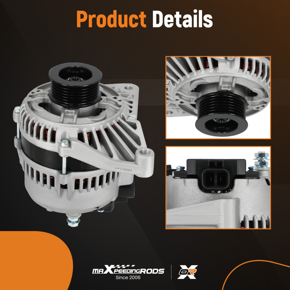 Alternator compatible for Holden Commodore VS VT VX VY VU V6 Stateman WH V6 3.8L 110A 95-04