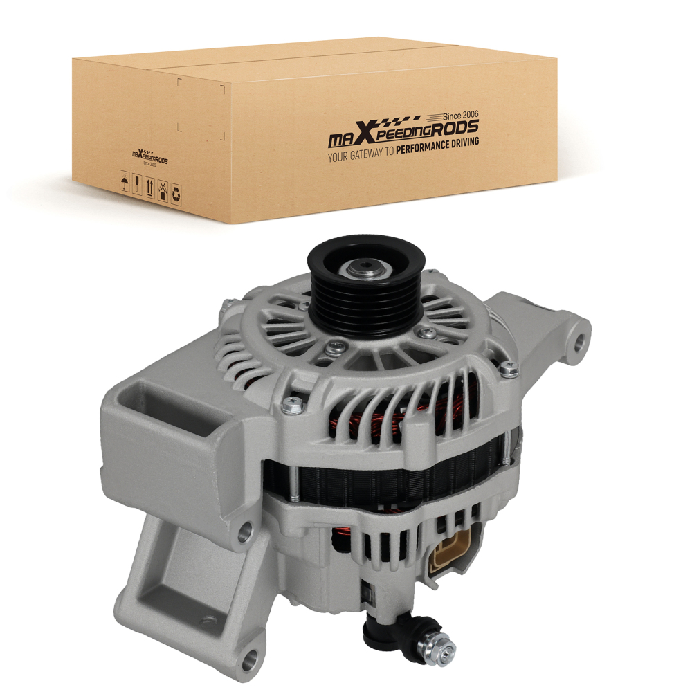 Alternator compatible for Mazda 3 BK BL MZR 2.0L 2.3L Petrol 2003-2009 12V 90A 2Pin Plug
