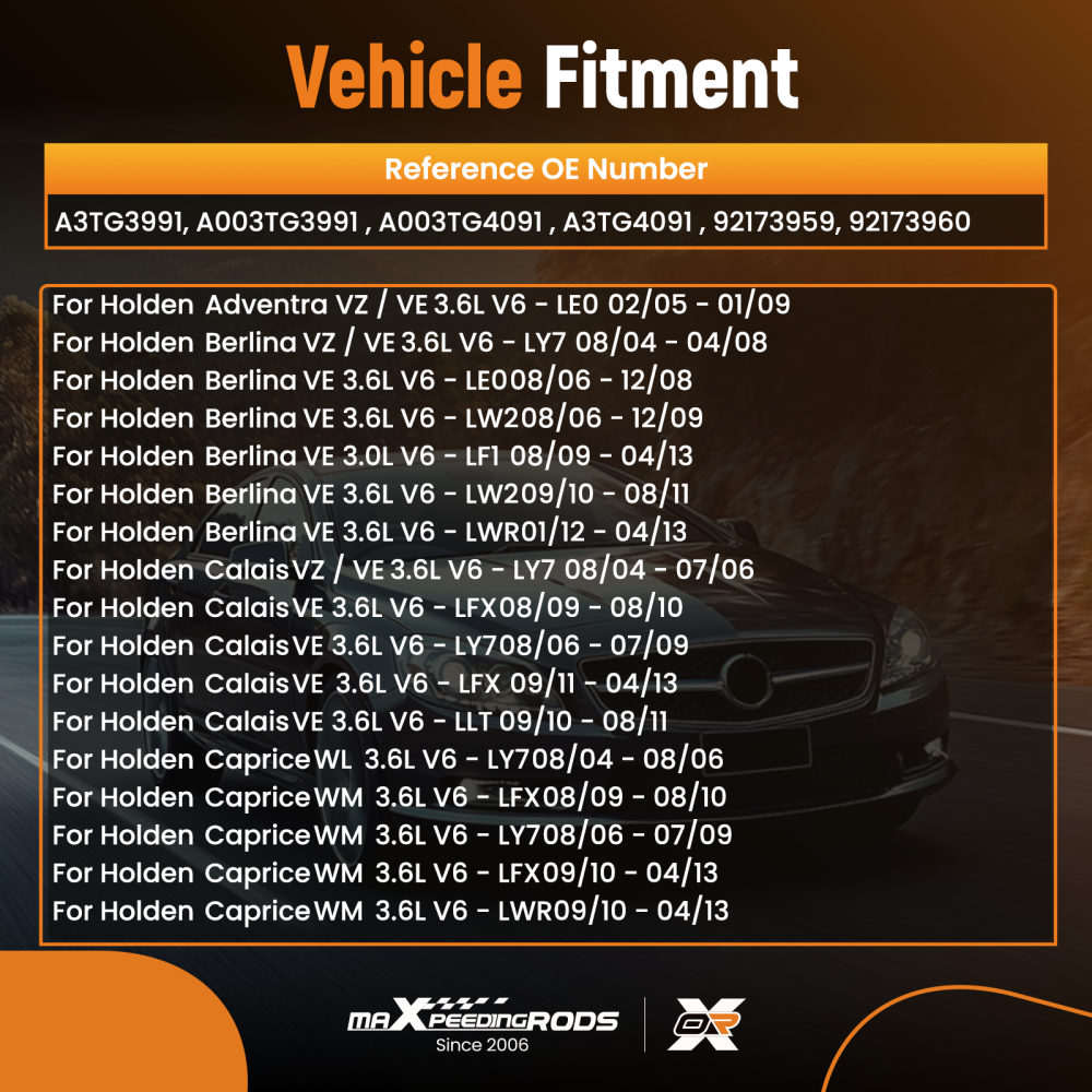 Alternator compatible for Holden Commodore VE 3.6L V6 Statesman Caprice WM V6 3.6L 06-13