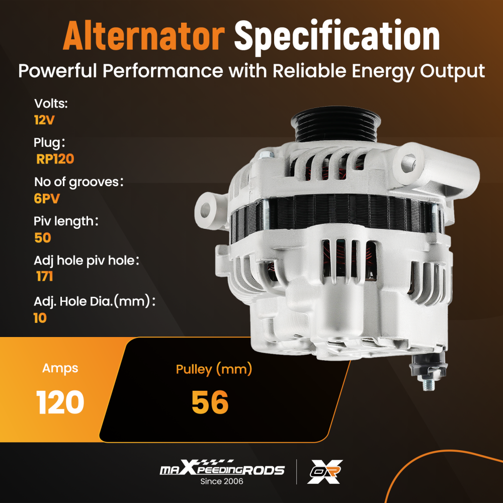 Alternator compatible for Holden Commodore VE 3.6L V6 Statesman Caprice WM V6 3.6L 06-13