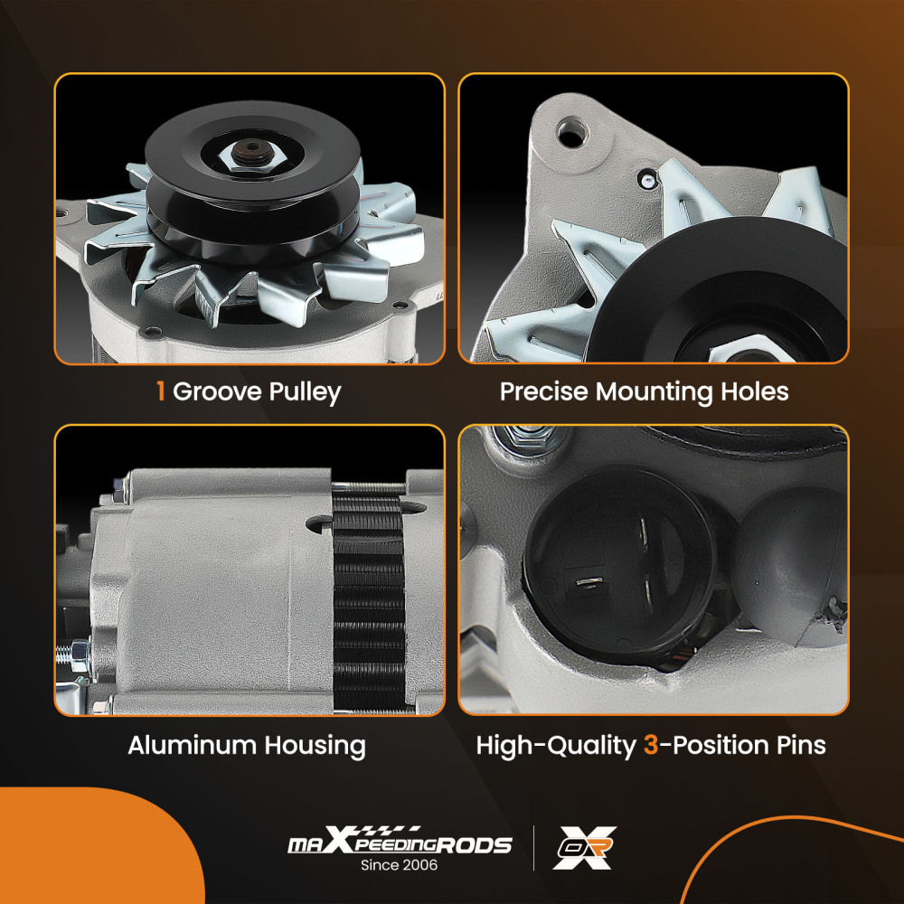 Alternator compatible for Holden Jackaroo  RODEO KB 81-85 2.2L  C223 TF 88-92 2.5L  4JA1