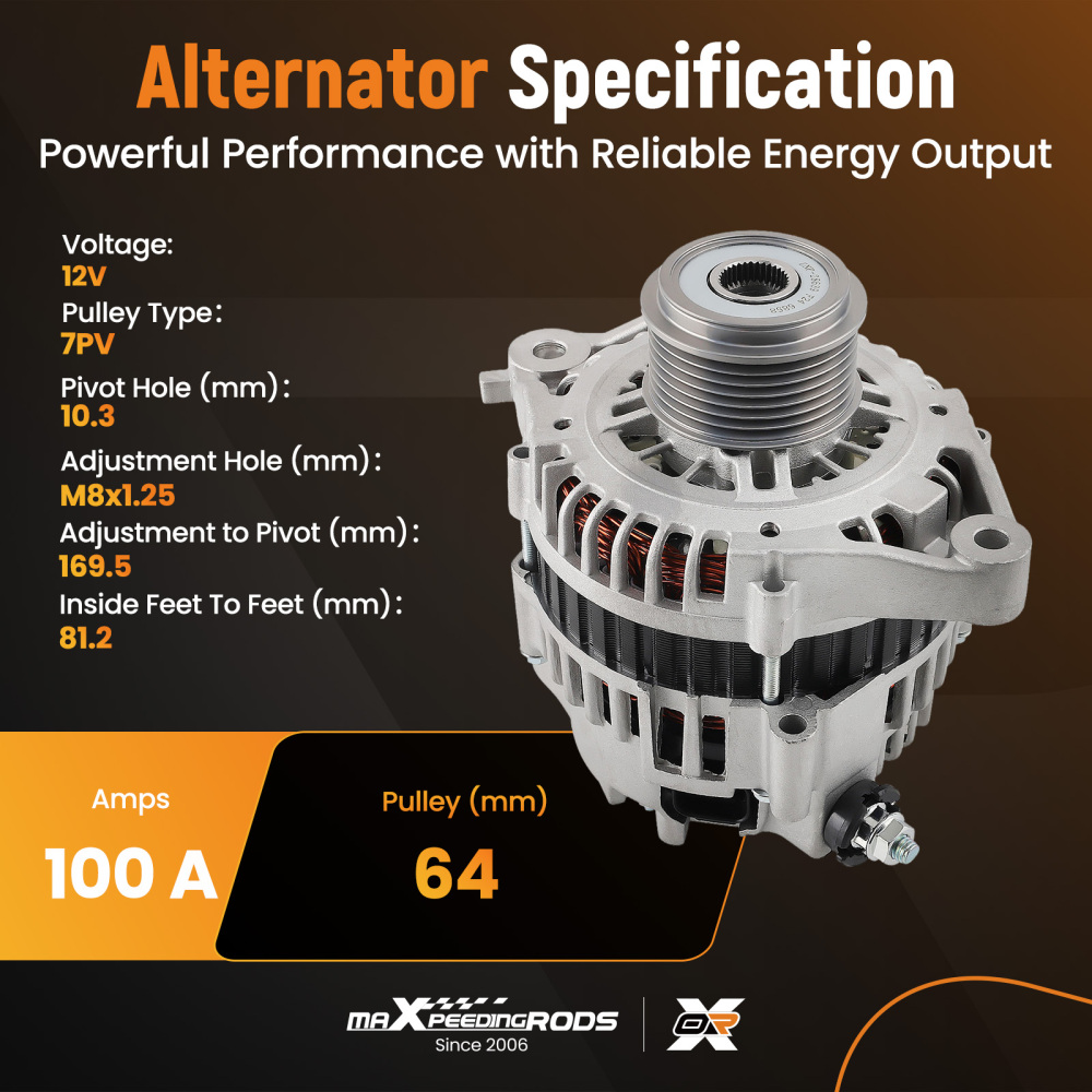 Compatible for Nissan Patrol GU Y61 ZD30DDTi2001-2015 Clutch Pulley LR190-752 Alternator