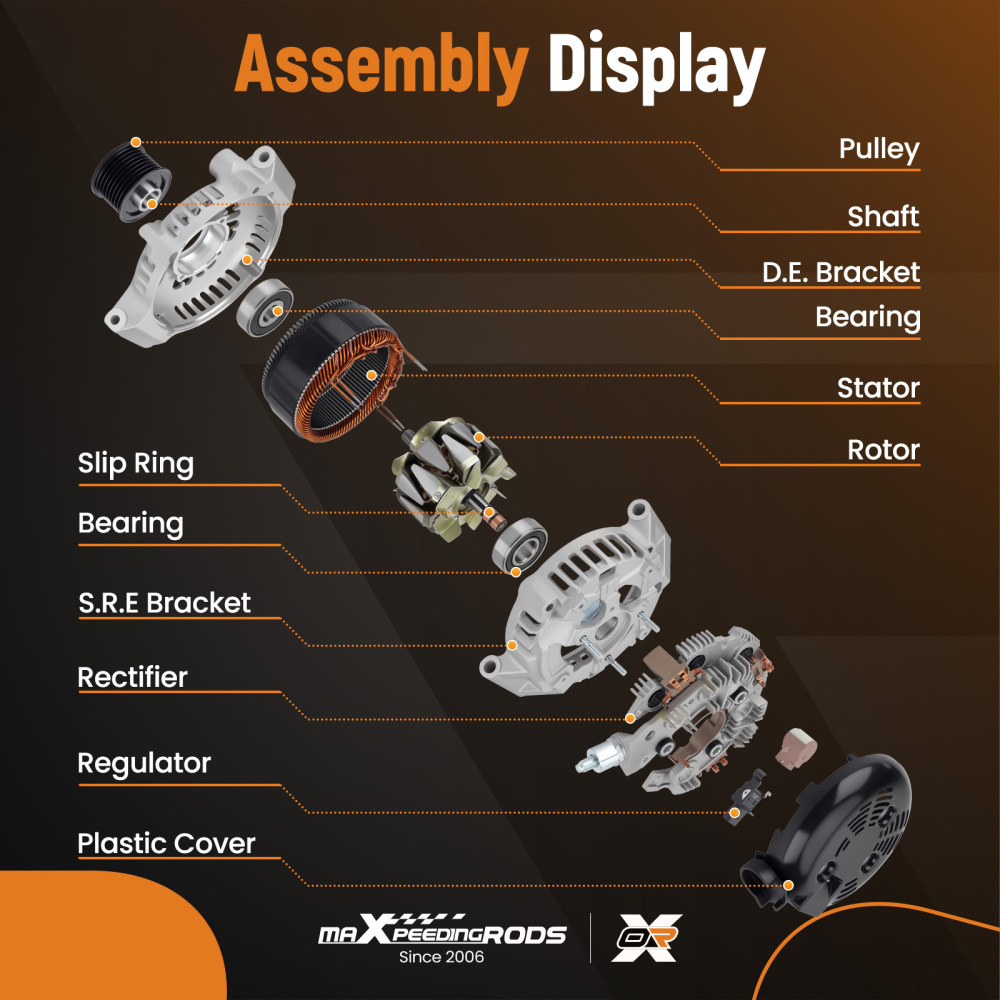 Compatibile per Nissan Patrol GR MK2 3.0 DTI 2000-2006 90AMP Nuovo Completo Alternatore 14 V