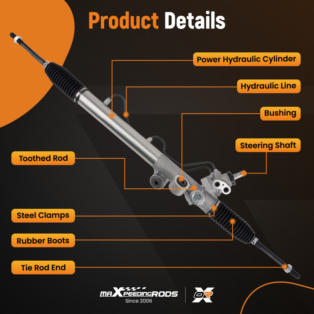 Power Steering RackPinion compatible for Chevrolet Colorado GMC Canyon RWD compatible for Isuzu 04-06