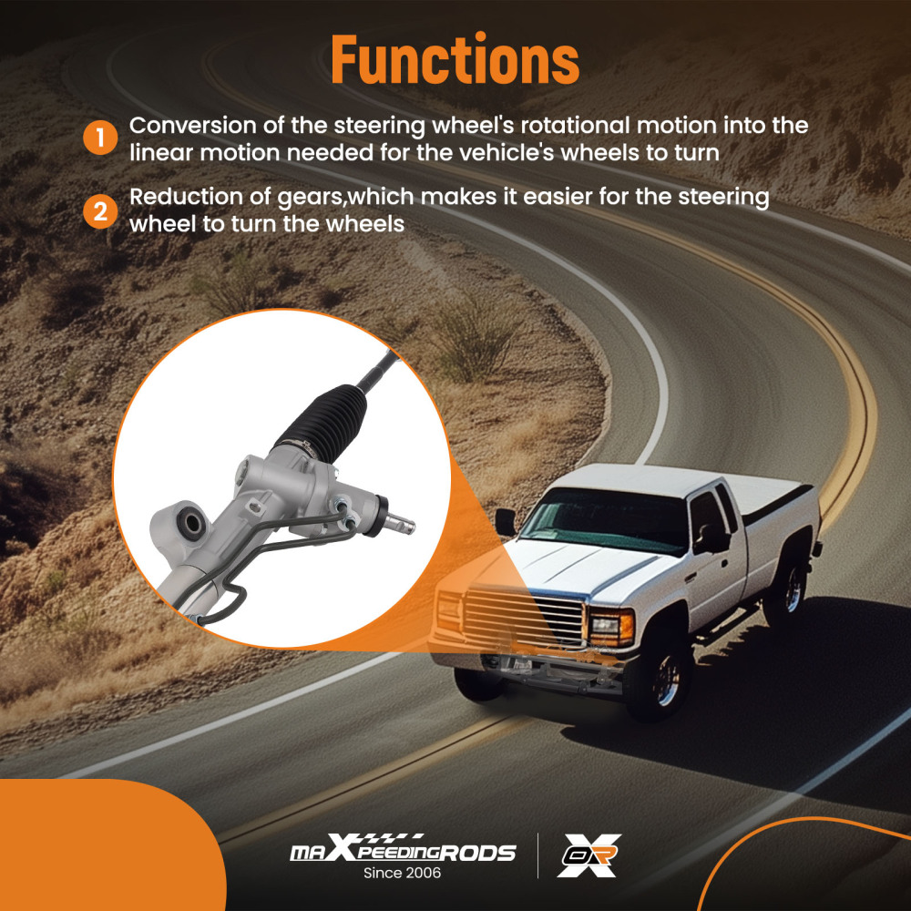 Power Steering RackPinion compatible for Chevrolet Colorado GMC Canyon RWD compatible for Isuzu 04-06
