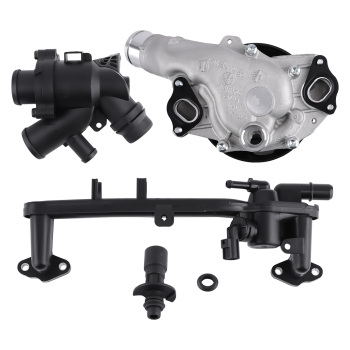 Water Pump Coolant Pipe with Sensor Thermostat Kit compatible for Jaguar Land Rover V8