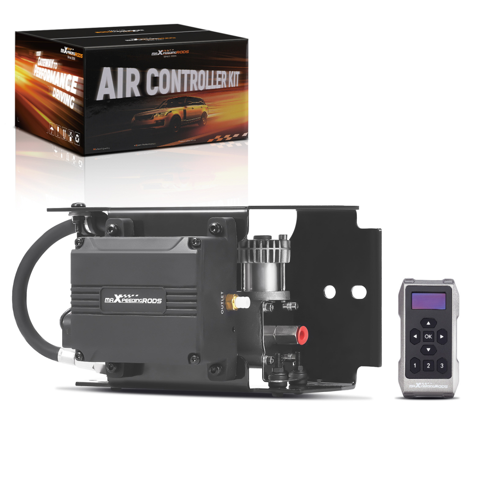 Wireless Universal Air Suspension Compressor Controller Kit compatible for Ford Toyota Van