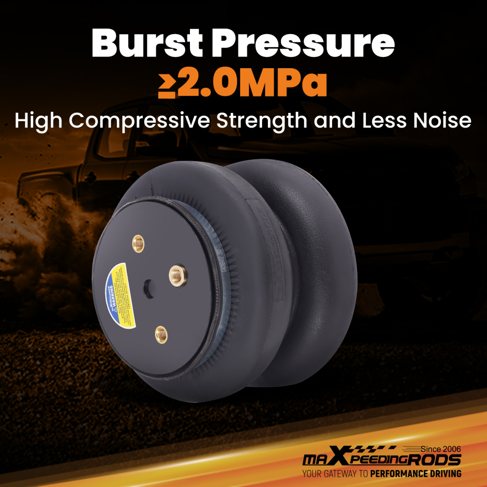 Air Suspension Spring Kit 7500lbs compatible for Ford F-550 Commercial Chassis 1994-2025